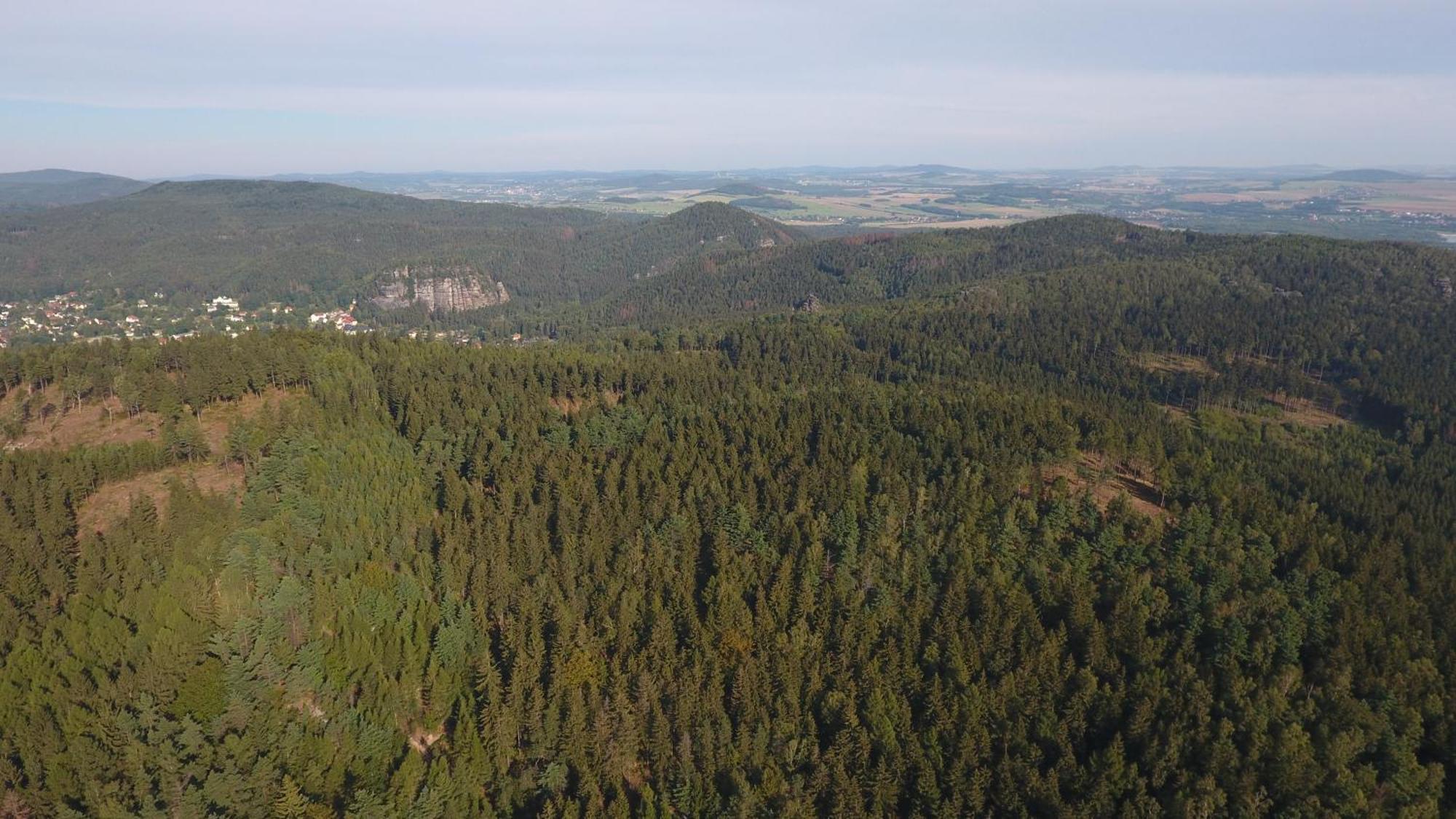 Pension Jeschkenblick Luftkurort Lückendorf Esterno foto